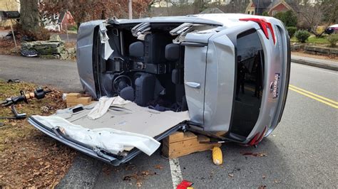 East Bridgewater Woman Injured In Rollover Crash On Plymouth Street