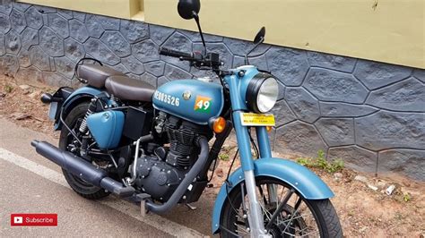 Royal Enfield Classic Abs Signal Airborne Blue Walkaround