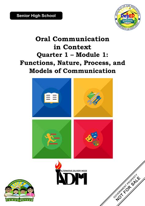 Oralcomm 11 Q1 Mod1 Kdoctolero Oral Communication In Context Quarter 1 Module 1 Functions