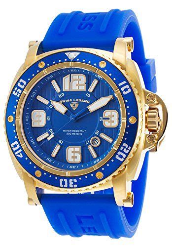 Swiss Legend Men S 11503 YG 03 Typhoon Analog Display Swiss Quartz Blue