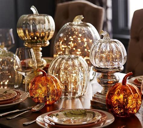 20 Decorating With Glass Pumpkins The Urban Decor