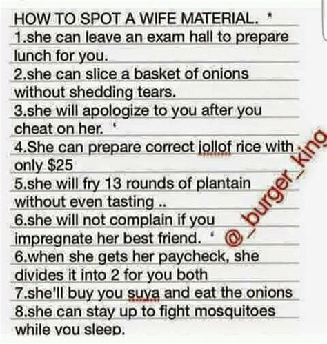 How To Spot A Wife Material Romance Nigeria