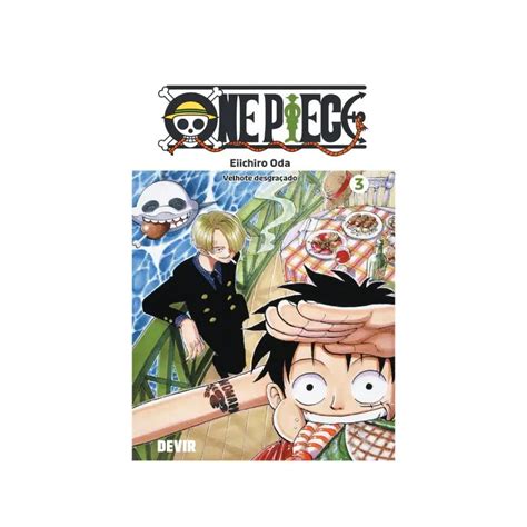 Livro Mangá One Piece n º 3 Velhote Desgraçado