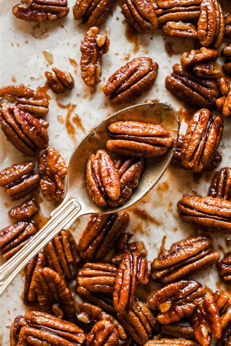 Easy Maple Syrup Candied Pecans Nyssas Kitchen