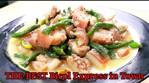 How To Make Bicol Express With Sitaw For The Beginners Youtube