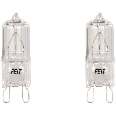 Feit Electric 60 Watt Bright White 3000k T4 G9 Bi Pin Base Dimmable Decorative Halogen Light