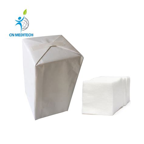 Disposable Medical Sterile High Absorbent Clinical Surgical Non Woven Swabs China Non Woven