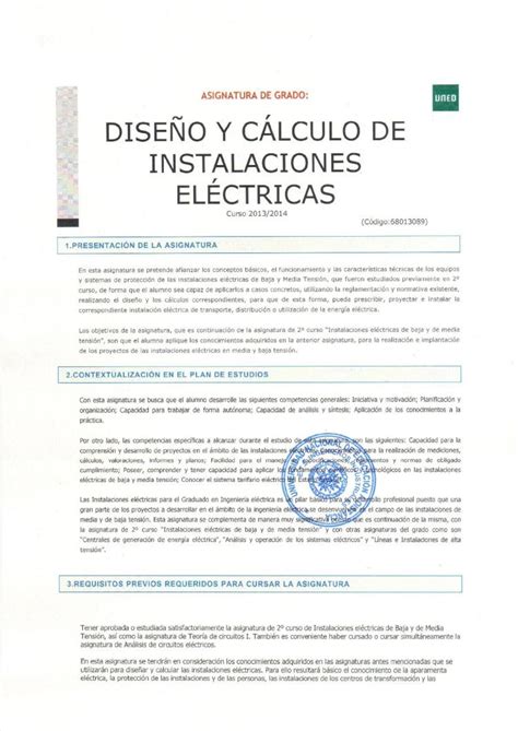 PDF DISEÑO Y CÁLCULO DE INSTALACIONES ELECTRICAS PDFSLIDE NET