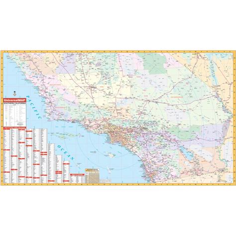 Southern California Wall Map - Printable Maps