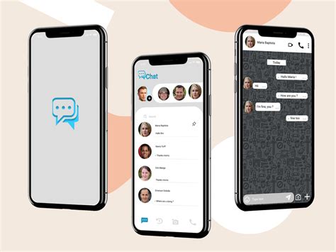 ui simple chat app  arabi rizk  dribbble
