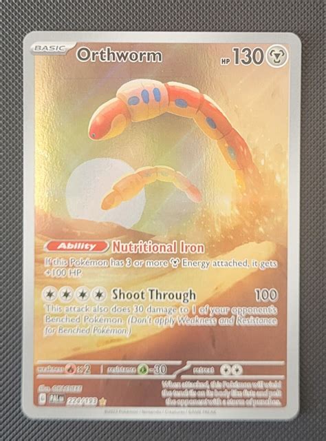 Pokémon TCG Orthworm Scarlet Violet Paldea Evolved 224 193 Holo