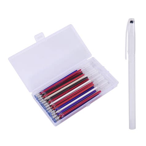 40pcs Heat Erase Pens Heat Erasable Refill Pens Fabric Marking Pens Disappearing Quilting