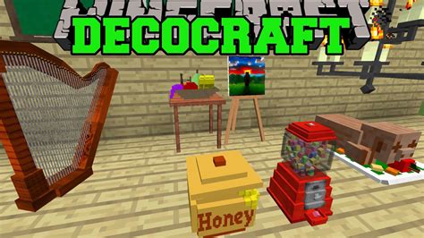 The Decocraft Mod 1.11 provides a bunch of original props in Minecraft to… | Minecraft mods ...