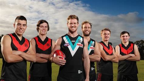 Port Adelaide Powers Class Acts Tom Jonas Jack Hombsch On Rostrevor