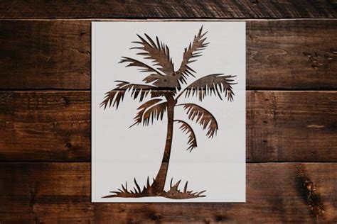 Palm Tree Stencil Art And Wall Stencil Stencil Giant