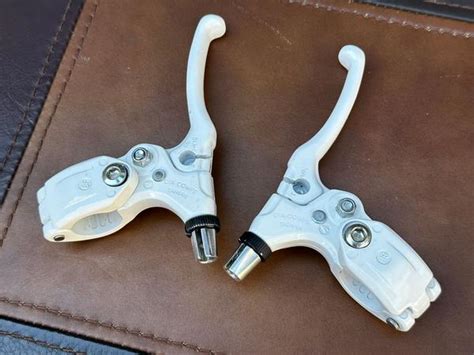 Bmxmuseum For Sale Dia Compe Tech Levers White Locking Repop