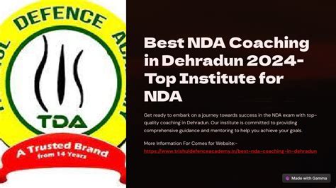 PPT Best NDA Coaching In Dehradun 2024 25 Top Institute For NDA