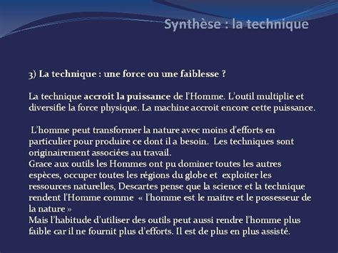 Synthse La Technique 1 Quappelleton Technique La Technique