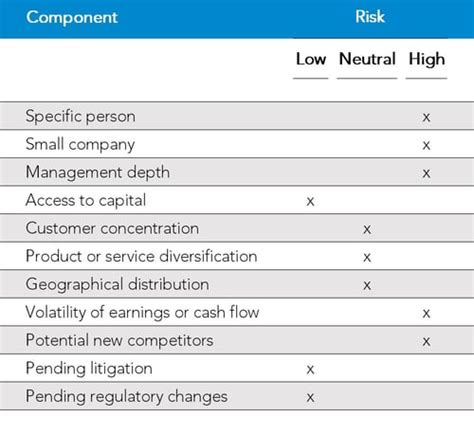 Understanding The Company Specific Risk Premium A Guide For Attorneys