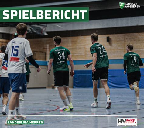 Siegreich Im Kellerduell Hagener SV Handball