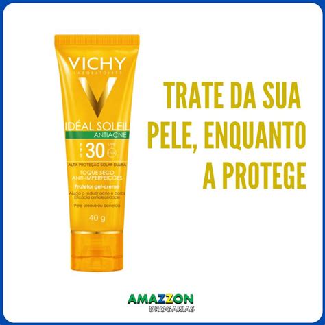 Protetor Solar Facial Para Peles Oleosas E Acneicas Vichy Id Al Soleil