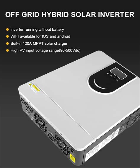 Gcsoar 6kw On Off Grid Solar Hybrid Inverter With Wifi Plug Buy