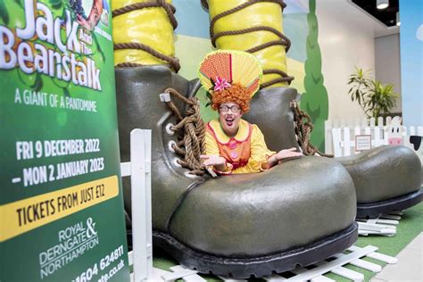 Giant boots on display in Northampton shopping centre ahead of Jack and ...