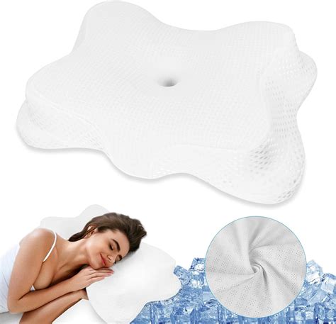 Almohada refrescante almohada cervical de espuma viscoelástica para