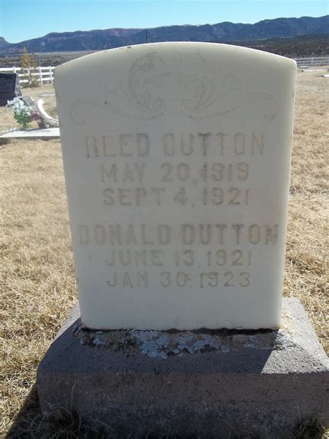 Reed Dutton 1919 1921 Mémorial Find a Grave