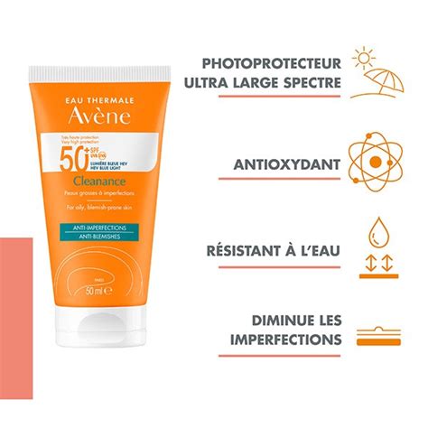 Avene Cleanance Mulsion Solaire Spf Peaux Grasses Pharmacie