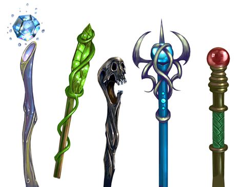 Magic Staves By Zubby On Deviantart