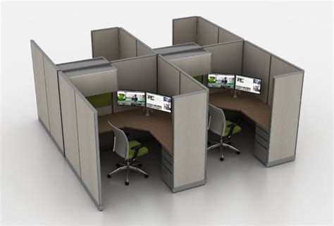 4 Pack Cubicles Archives Rosi Office Systems Inc