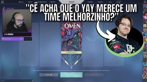 Spacca Fala Sobre O Yay Merecer Um Time Melhor E Anti TÁticos Contra