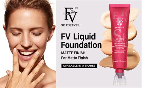 Amazon Fv Waterproof Foundation Flawess Lightweight Matte Liquid