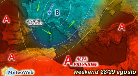 Previsioni Meteo Weekend Ultimo Fine Settimana Di Agosto All Insegna