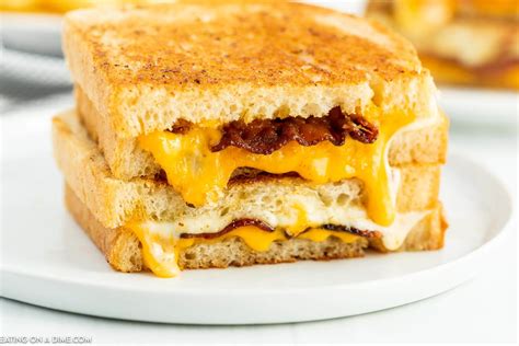 Bacon Grilled Cheese Recipe - Eating on a Dime