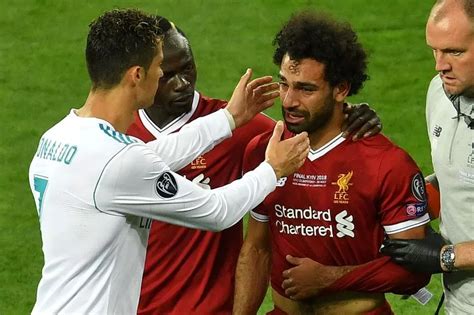 Cristiano Ronaldo Embraces Mohamed Salah Rivalry Then Attempts To Put Liverpool Forward In His