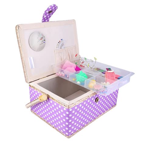 Durable Material Sewing Basket Cloth Sewing Storage Box Needle Storage ...