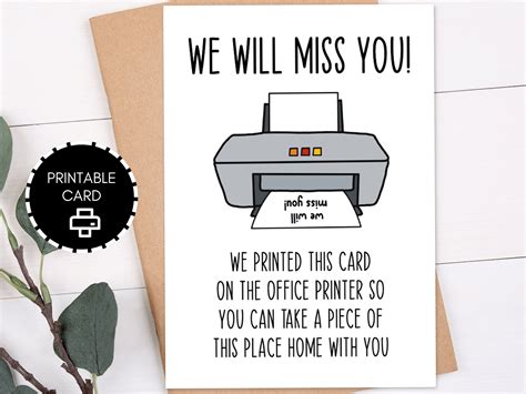 Printable Going Away Card for Coworker or Boss Funny Going - Etsy