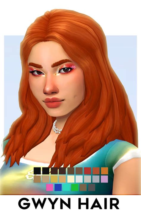 Gwyn Hair By Imvikai Imvikai In 2024 The Sims 4 Packs Sims Hair