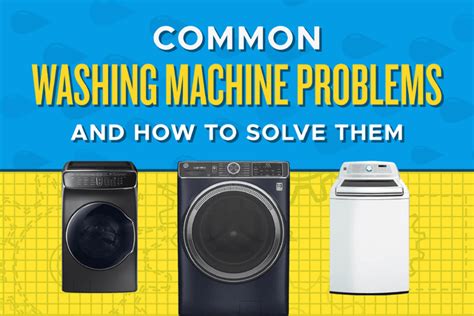 5 Common Washing Machine Repair Problems And How To Solve Them