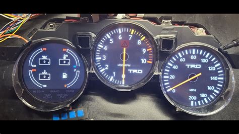 Toyota Supra Mkiv Full Digital Gauge Cluster Plug And Play Youtube