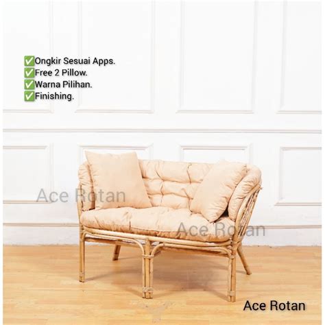 Jual Kursi Sofa Bahama Rotan Dengan Bantalan Full Kursi Rotan Seatter