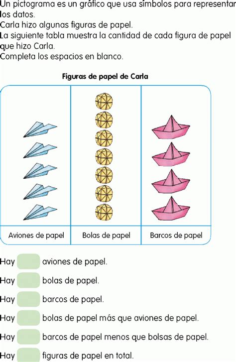 GRAFICOS Y PICTOGRAMAS EJERCICIOS DE MATEMATICA 2SEGUNDO BASICO PDF