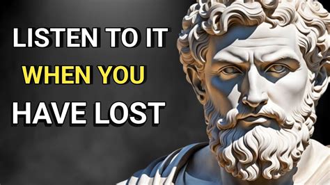 Listen To This Whenever You Feel Defeated In Your Life Stoicism Youtube