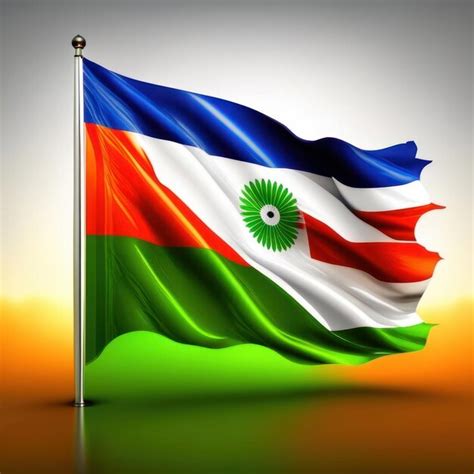 Premium AI Image | National flag of India Indian Independence Day