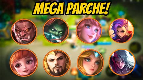 NUEVO PARCHE NERF ANGELA FLORYN BUFF MINSITTHAR BUFF IXIA MOBILE