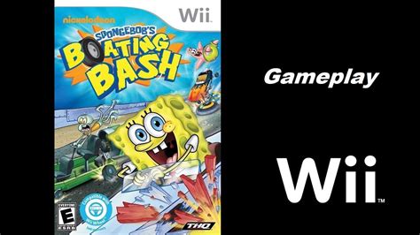 Spongebob S Boating Bash Nintendo Wii Playthrough Gameplay The Wii