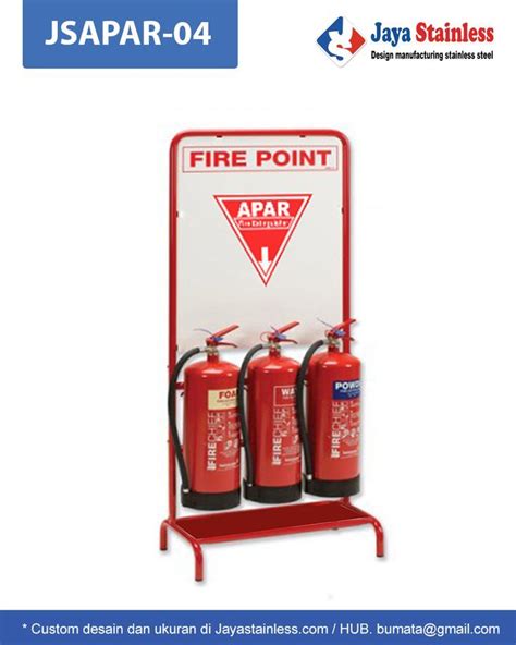 Rak Dudukan Tabung APAR JSAPAR 04 Fire Extinguisher Steel Extinguisher