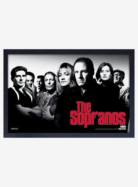 The Sopranos Logo Framed Wood Poster | BoxLunch